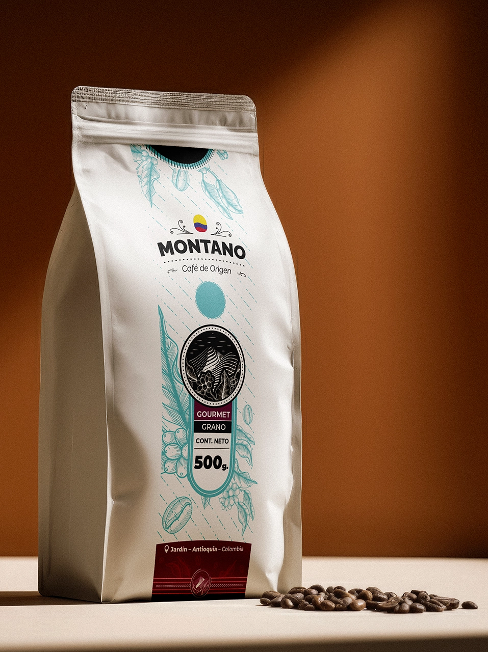 Café Montano 500 gramos en grano